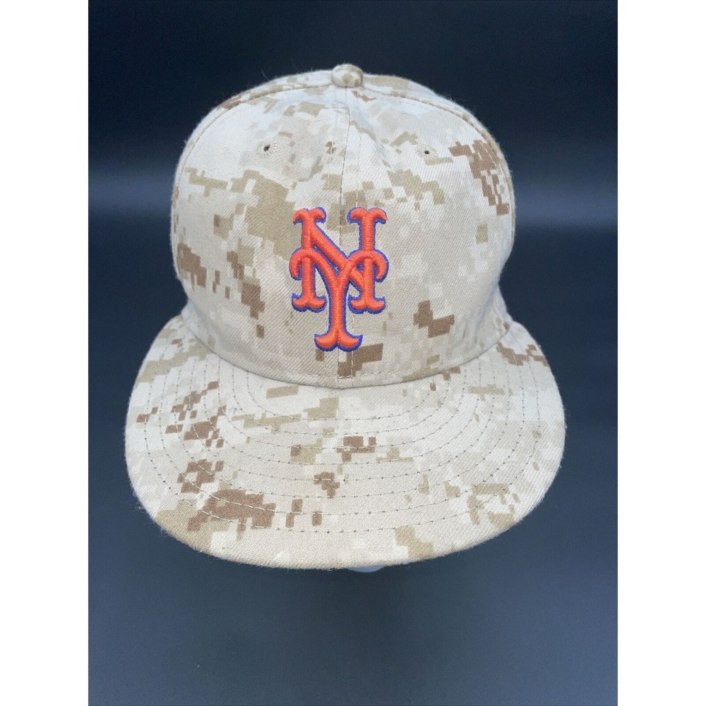 New York Mets Camo New Era Fitted Hat Size 7